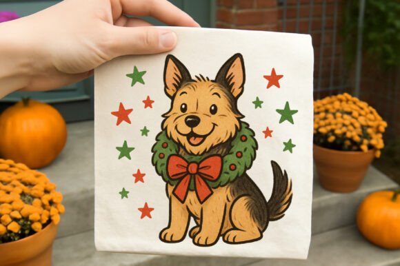 Christmas Dog Lover Airedale Terrier Png: Essential Illustrations for Seasonal Branding