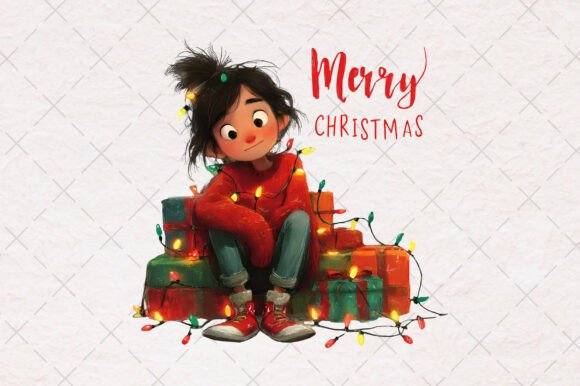 Christmas Girls with Lights PNG: A Practical Review for Handmade Illustrations