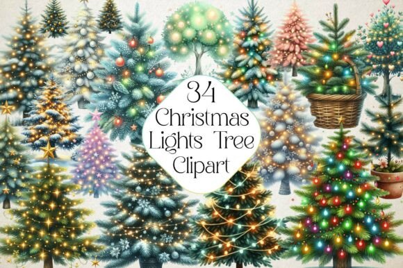 Christmas Lights Tree Clipart: A Brand Designer’s Review for Seasonal Illustrations