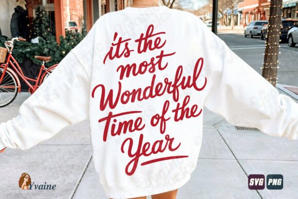 Christmas Most Wonderful Time Year SVG