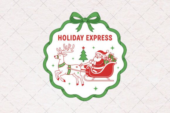 Christmas Santa Express Hand-Drawn Frame Review
