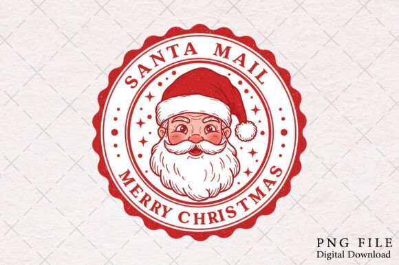 Christmas Santa Stamp: A Designer’s Review for Brand Illustrations