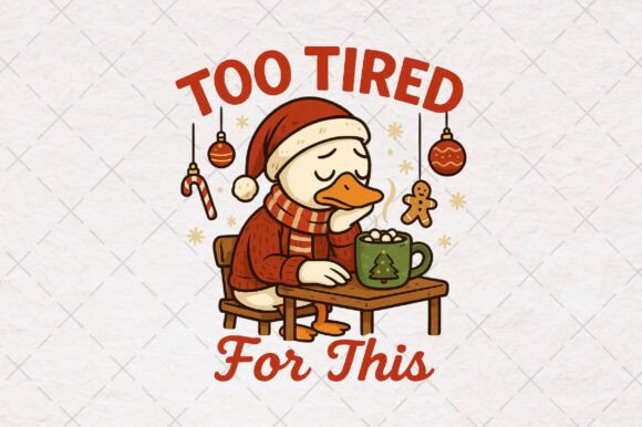 Christmas Tired Goose PNG Review: A Practical Design Asset for Seasonal Illustrations