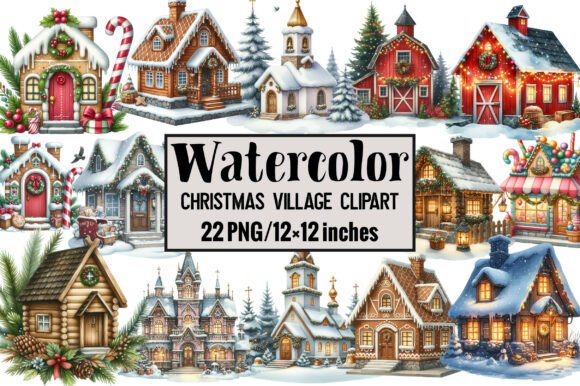 Christmas Village Clipart: A Designer’s Review of Seasonal Illustrations