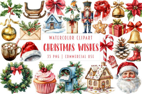 Christmas Wishes Clipart: A Practical Review for Digital Product Creators
