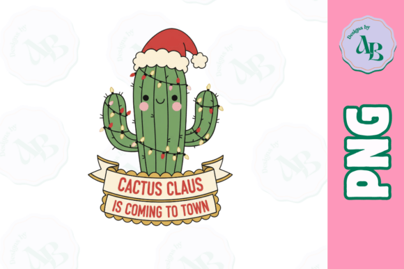 Funny Cactus Santa Christmas PNG: A Designer’s Review