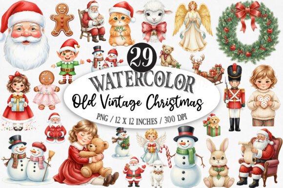 Old Vintage Christmas Sublimation Bundle Review for Brand Designers