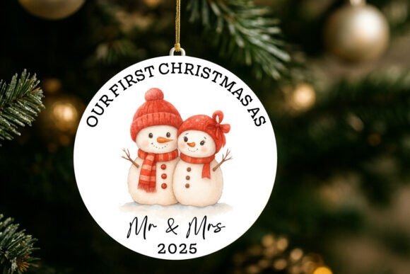 Personalized Christmas Ornament SVG for Bloggers and Illustrations