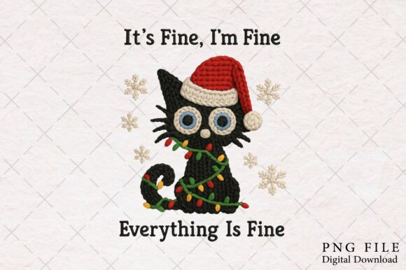 Yarn Crochet Christmas Cat Png: A Publisher’s Review of This Seasonal Illustrations Asset