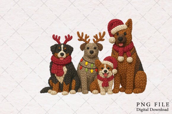 Yarn Crochet Christmas Dog Png Review